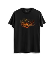 Naruto Resimli Baskılı Siyah Tshirt