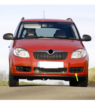 Skoda Fabia 2 Makyajsız 2007-2010 Ön Tampon Sol Kapak Sissiz 5J0807367