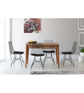 ZERENLAND877 GİZLİ BÖLMELİ AÇILIR YEMEK MASASI ÇIRAĞAN 70cmx110cm