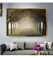 Altın Çerçeveli dekoratif tablo l713 (Gold)