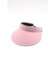 Kadın Geniş Siperli Pembe Vizör Şapka Uv Koruyucu Siperlik