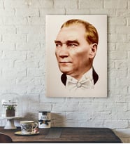 BK Home Atatürk Tasarımlı Kanvas Tablo-11