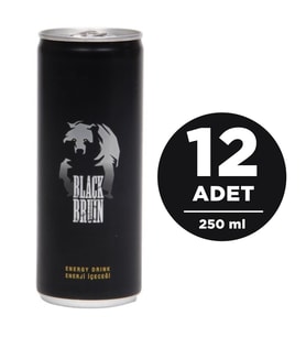 Black Bruin Enerji Içeceği 250 ml X 12 Adet