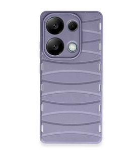 Xiaomi Redmi Note 13 Pro 4g Kılıf Bibercas Silikon Kapak - Lila