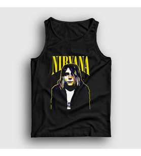 Presmono Unisex Siyah Cobain Nirvana Atlet 99013tt