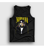 Presmono Unisex Siyah Cobain Nirvana Atlet 99013tt