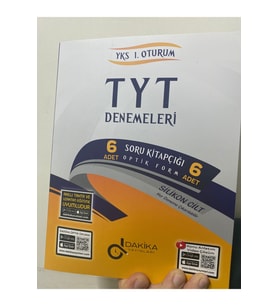 Karekök Yayınları Dakika Tyt Genel Deneme 6 Lı Karekök Yayıncılık 2025 (Çok Renkli)