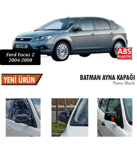 Ford Focus 2 Yarasa Ayna Kapağı Batman Parlak Siyah Piano Black