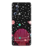 Xiaomi Mi 13 Lite Kılıf Resimli Desenli Baskılı Silikon Space Woman 1311