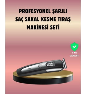 Şarjlı Saç Sakal Kesim Makinesi Detaylı Kesim İçin Hassas Başlıklı