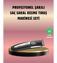 Şarjlı Saç Sakal Kesim Makinesi Detaylı Kesim İçin Hassas Başlıklı