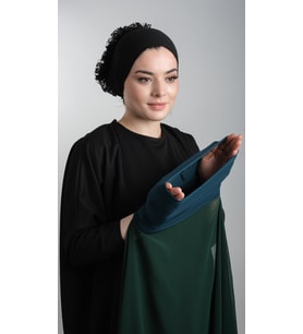 Zümrüt Pratik Hazır Geçmeli Şal Şifon Boru Boneli 3001_37