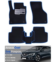 RENAULT MEGANE 4 SEDAN (2016-2025) Uyumlu EVA Paspas Tam Set–Oto Paspas,Araca Özel