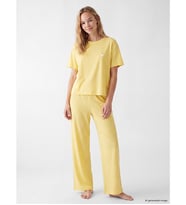 LCW Young Sarı Puantiyeli Kadın Pijama Takım