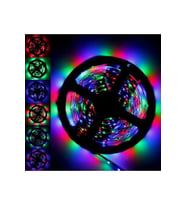5 Mt Uzaktan Kumandalı RGB Gaming LED Şerit Işık, Çok Fonksiyonlu, Renkli Atmosfer