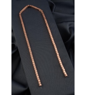 Hematit Doğal Taş Parlak Roz Küp Kesim 4x4mm Dizi [AA]