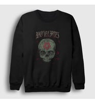 Presmono Unisex Siyah Skull V2 Black Veil Brides Sweatshirt 387979tt
