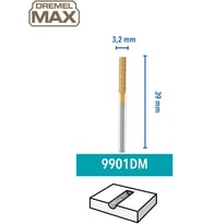 Dremel 9901Dm Max Yüksek Performanslı Tungsten Karpit Kesici, 3,2 Mm