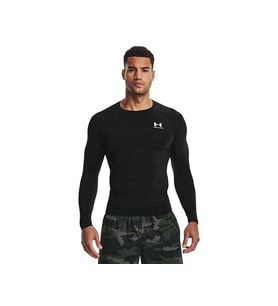 Under Armour Ua Hg Armour Comp Ls Erkek Antrenman Tişörtü 1361524-001 Siyah