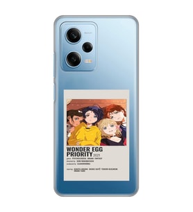 Redmi Note 12 Pro 5G Uyumlu Wonder Egg Priority Tasarımlı Şeffaf Telefon Kılıfı