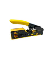 Rose RC-812 Cat5/Cat6/CAT7 EZ-RJ45-RJ11 Konnektör Sıkma Pensesi (Sarı-Siyah)
