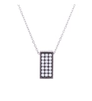 925 Ayar Gümüş Swarovski Taşlı Kolye