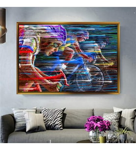 Altın Çerçeveli dekoratif tablo a651 (Gold)
