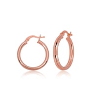 Gümüş Rose Halka Kadın Küpe CSR2184886
