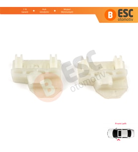 Audi A4 B5 VW Polo MK3 6N Passat B5 Skoda Superb MK1 8D0837461 İçin Ön Sol Cam Kriko Kılavuz Klipsi