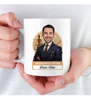 En Başarılı Erkek Notere hediye Karikatürlü Kupa Bardak