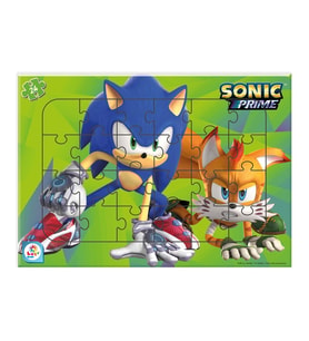 Laço Kids Sonic 24 Parça Frame Puzzle 1 So7866