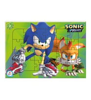 Laço Kids Sonic 24 Parça Frame Puzzle 1 So7866