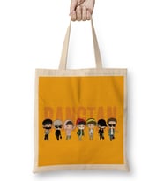 Bts Chibi Bangtan Members Airplane Fashion Bez Çanta Uzun Saplı