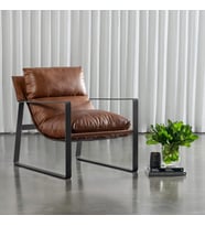 SLLER Portatif Metal İskeletli Berjer, Modern Metal İskeletli Portatif Tekli Koltuk Zarif