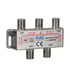Mag 5-2500 Mhz 1/4 Splitter