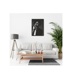 Müslüm Gürses Çizgili Tablo Ahşap Mdf Lazer Kesim