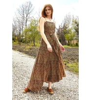 Askılı Belden Bağlamalı Elbise (PERA MODA)
