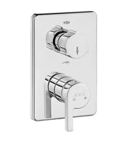 Eca İcon Krom Ankastre Banyo/Duş 2 Yollu Sıva Üstü 102167231H-KDE