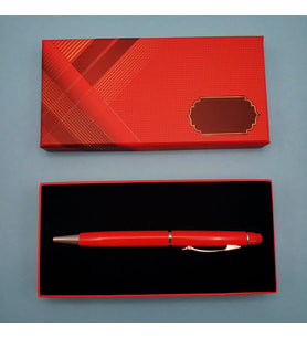 Kırmızı Tükenmez Kalem Touchpen