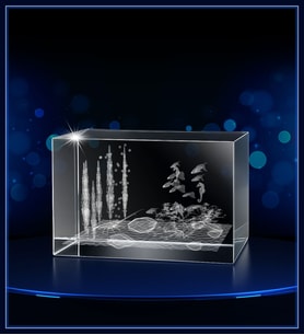 3d Kristal Akvaryum (Gerçek 3 Boyutlu Görüntü)