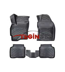Mondeo 2003 3D Havuzlu Paspas Siyah (Karışık)