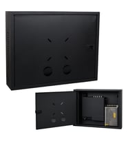 Fury 45X35x10cm Dik Tip Siyah DVR / NVR Güvenlik Kabini Pano