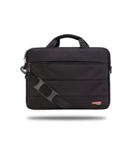 Classone Romeo Serisi TL2400 1 3-14 Inch Uyumlu Su Geçirmez Kumaş Laptop Notebook El Çantası Siyah (Bordo)