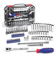 WORKPRO WP202522 1/4'’ Metrik/İnç 70 Parça Cr-V Profesyonel Lokma Takımı