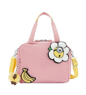 Kipling Miyor Print Minions Large Beslenme Çantası Pink Daisy KI89241MI