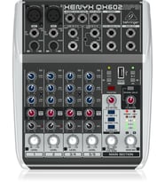 ehringer QX602MP3 XENYX Mic Preamp'lar, British EQ, MP3 Player ve Multi-FX ile Premium 6-Girişli 2-Bus Mikser