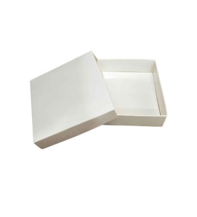 Komple Karton Kutu 10X10x3 CM  (25 Adet )  Beyaz