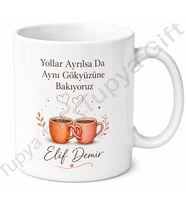 Dünyanın En İyi Arkadaşı Yazılı Baskılı Kupa Bardak Hediye