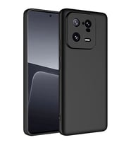 Coverzone Xiaomi 13 Pro ?le Uyumlu K?l?f Z-Mara Lansman Vieri Tam Koruma Arka Kapak Kamera Koruma �?k?nt?l? P�r�zs�z Y�zey Siyah