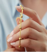 Saklı Takı 925 Ayar Gümüş Dorika Elegant Bileklik